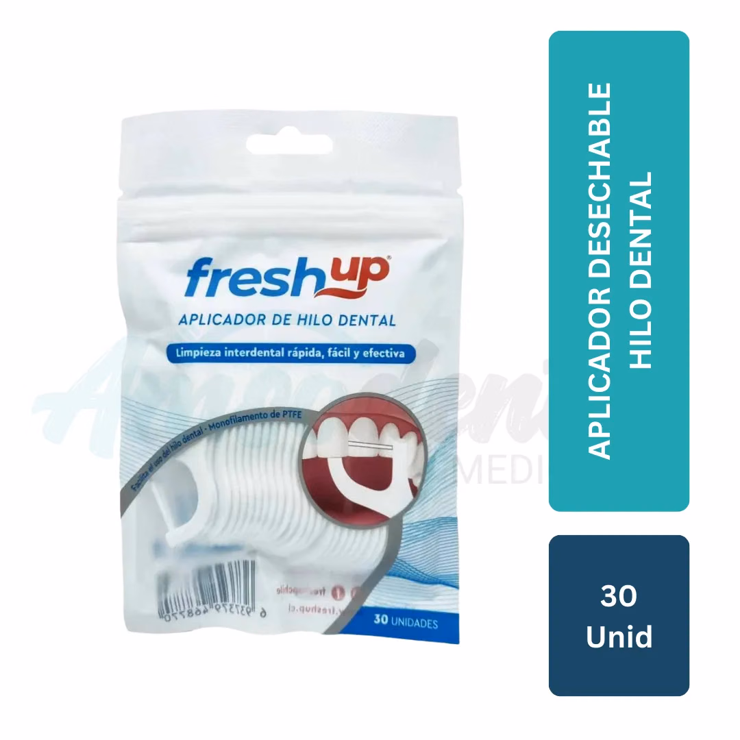 Aplicador Desechable de Hilo Dental Fresh Up (30 unid)