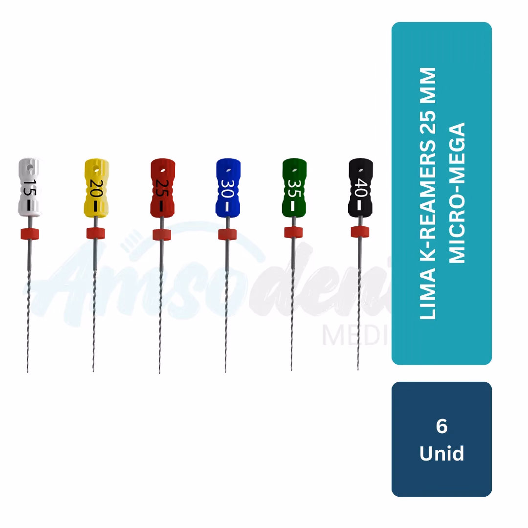 Lima K-Reamer Micro-Mega (25mm, 6 unid)