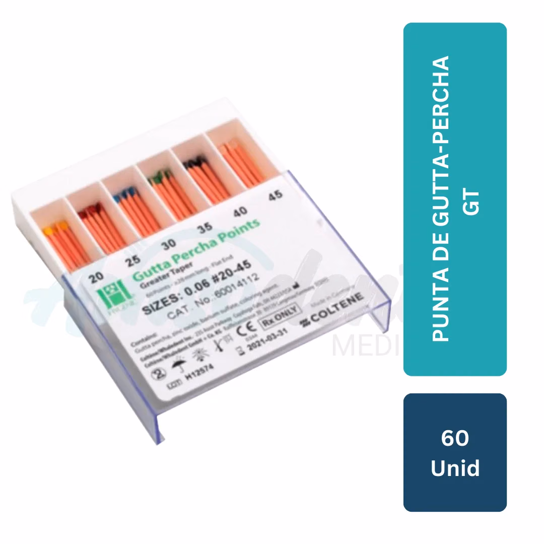 Punta de Gutapercha GT Hygenic (60 unid)