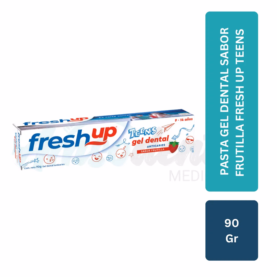 Pasta Gel Dental Fresh Up Teens Sabor Frutilla (90 g)