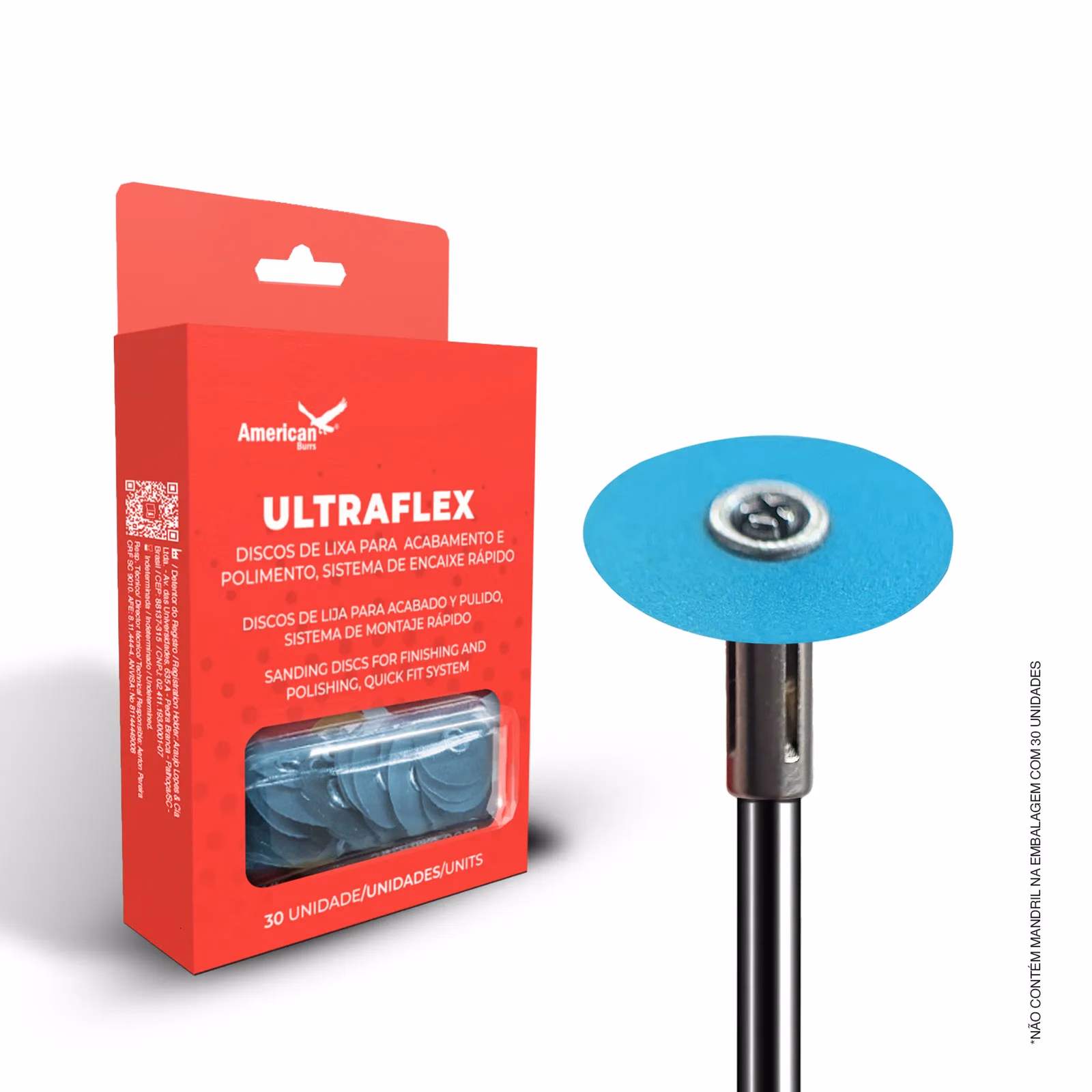 Disco de Lija Ultraflex 3/8" 30 Unid
