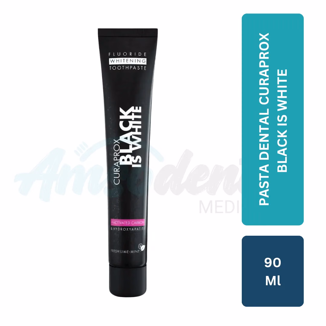 Pasta Dental Curaprox Black is White (90 mL)