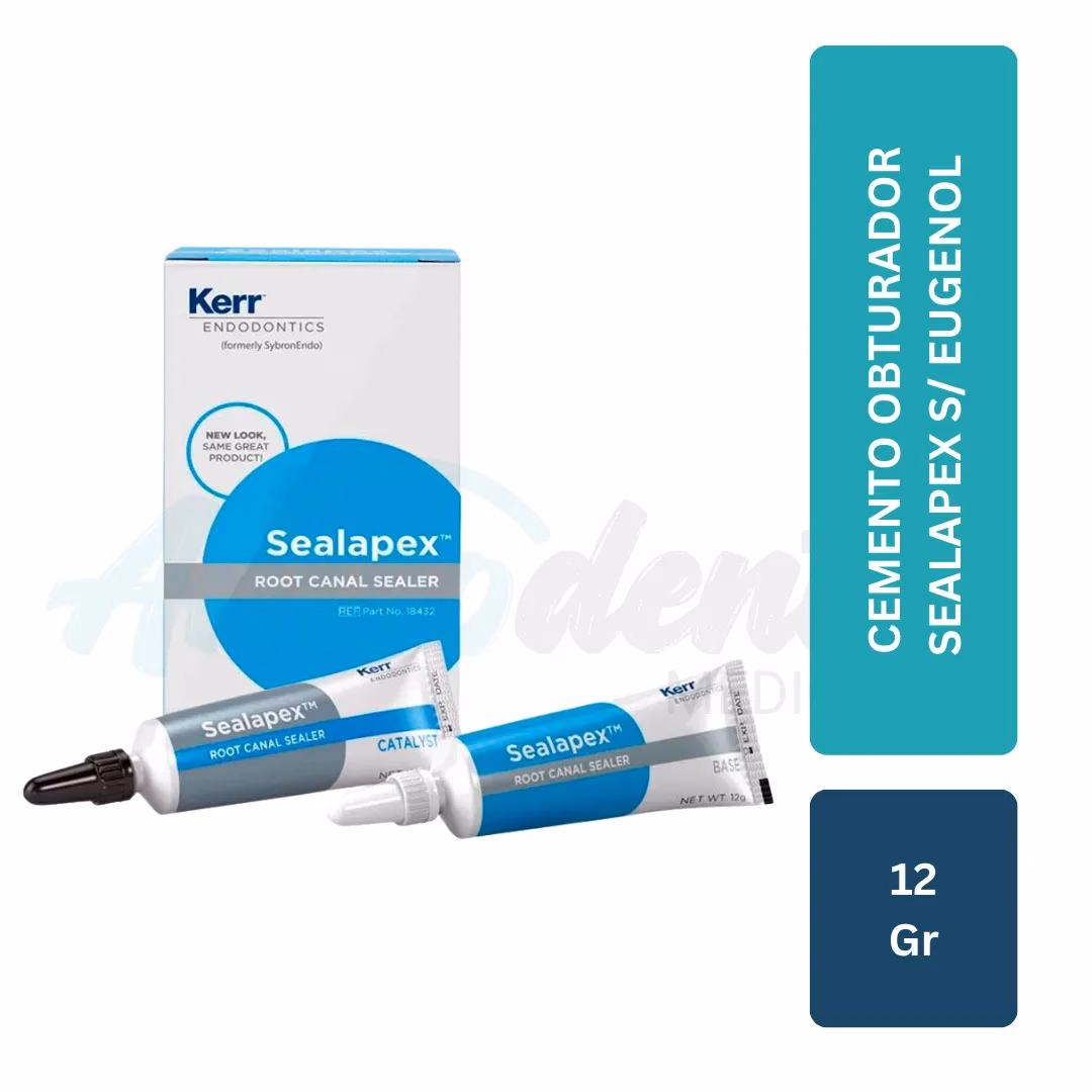 Cemento Sellador de Conducto Sealapex Kerr sin Eugenol (12 g)