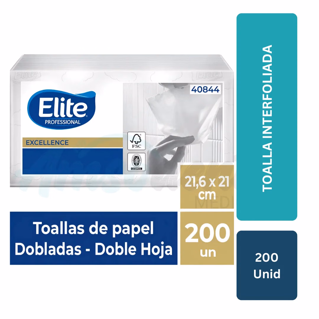 TOALLA INTERFOLIADA 200 UNIDADES