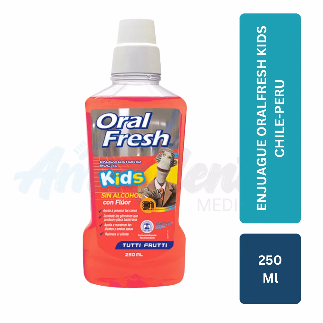 Enjuague Bucal OralFresh Kids