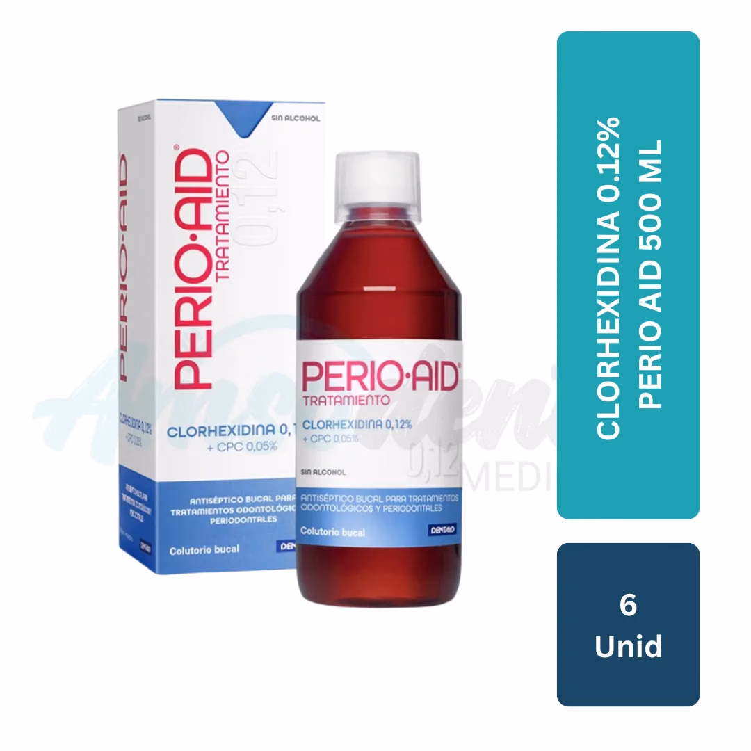Colutorio Clorhexidina 0,12% Perio-Aid (500 mL)