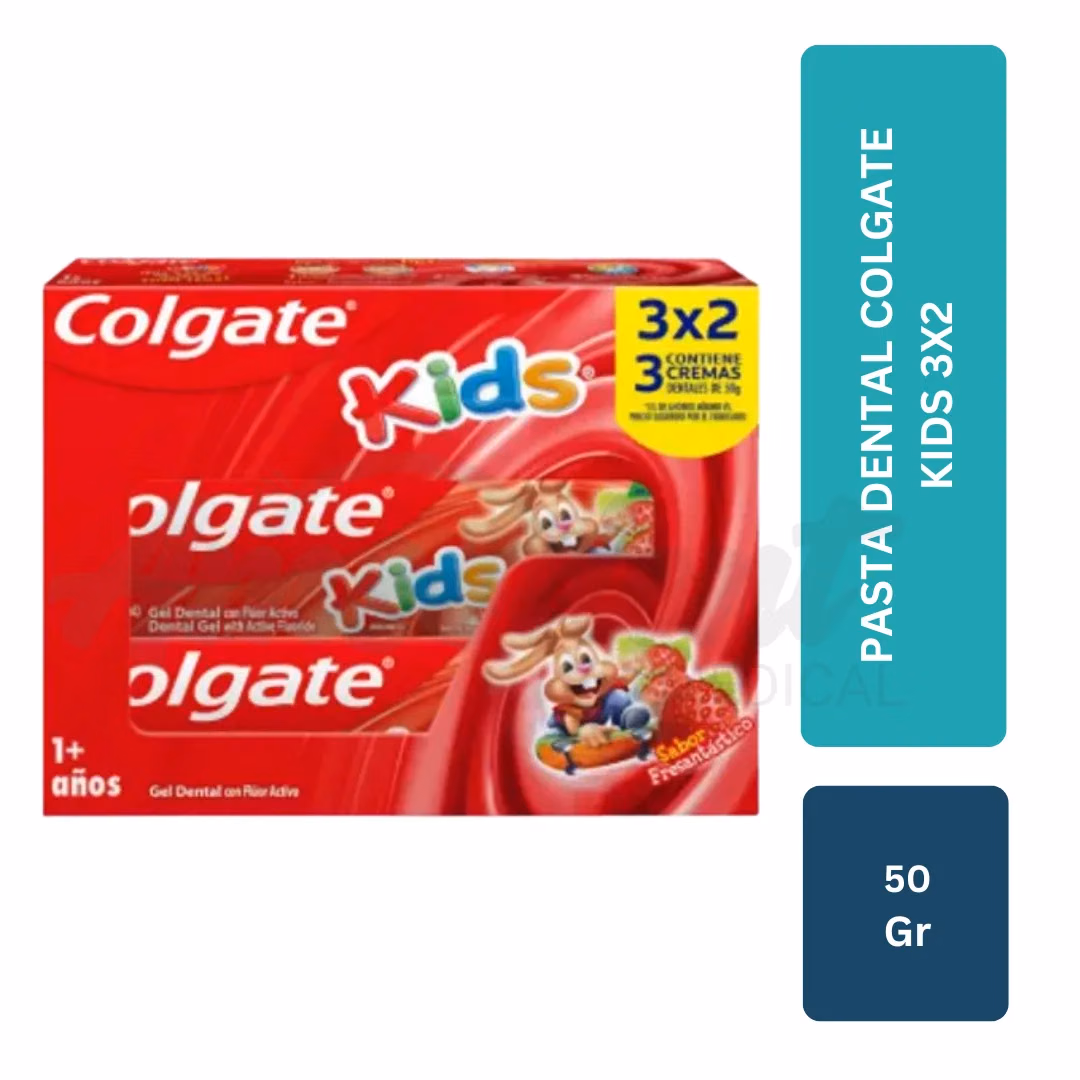 Pasta Dental Colgate Kids (Pack 3x2, 50 g c/u)