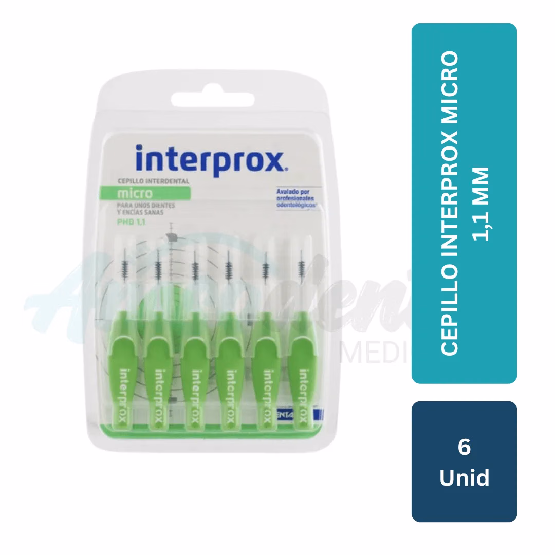 Cepillo Interprox Micro 1,1 mm – 6 unidades