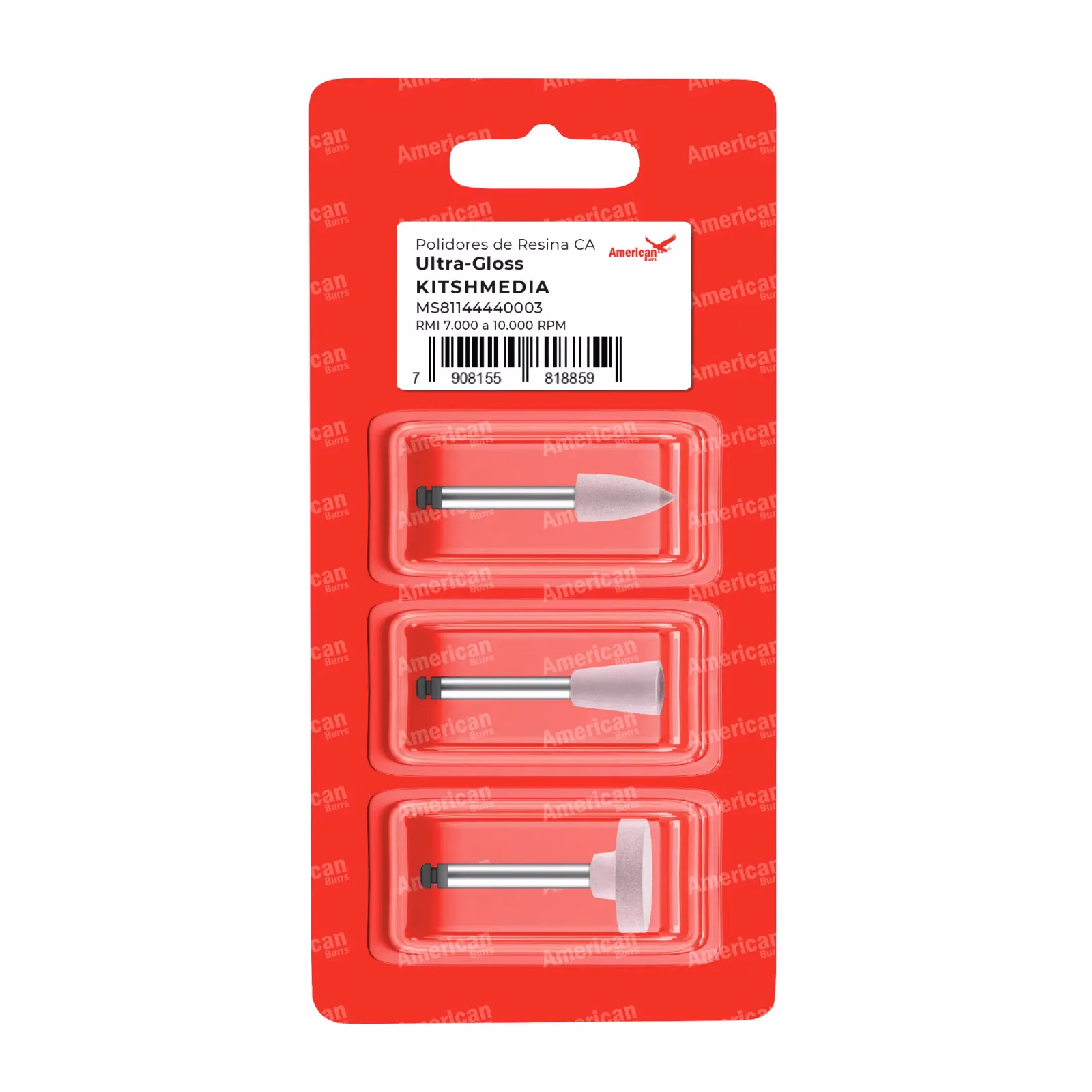 Minikit Pulidores de Resina Ultra Gloss Medio