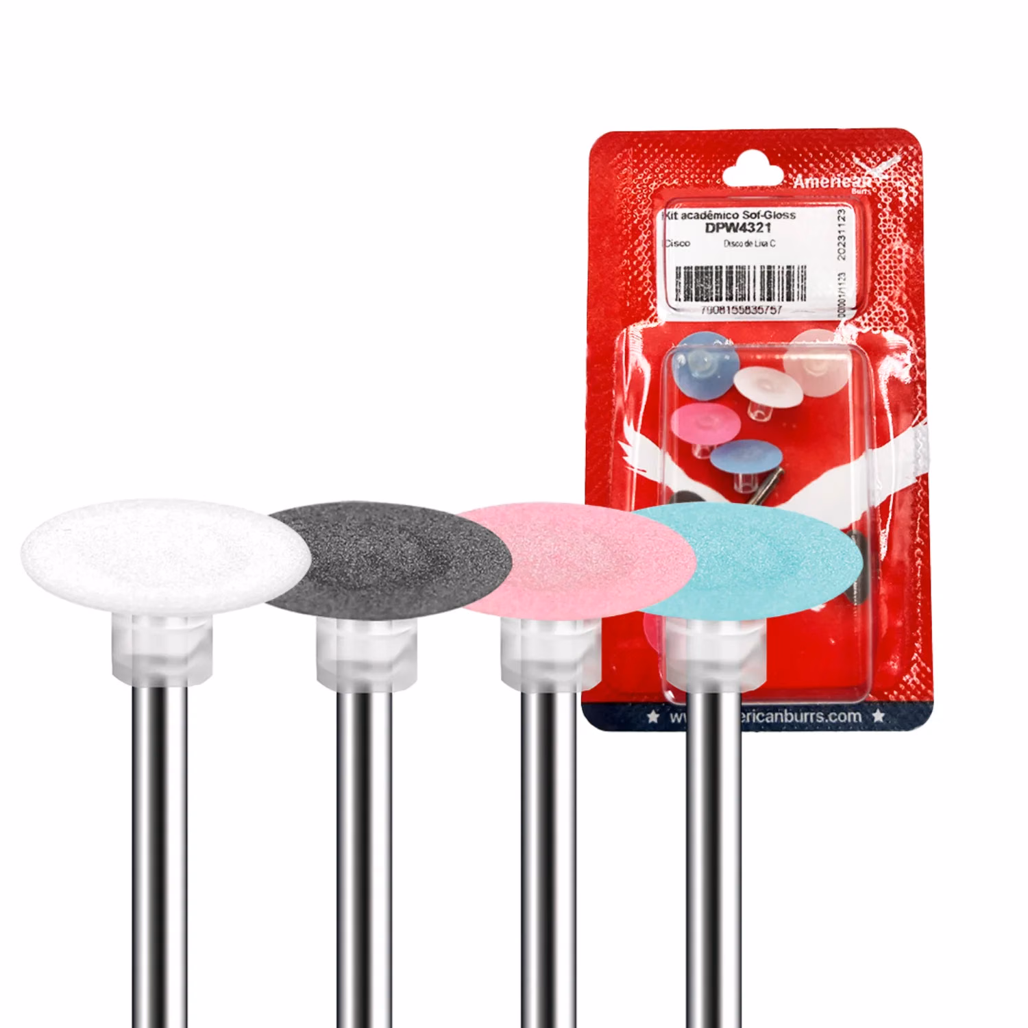 Kit Académico de Discos de Lija Sof-Gloss