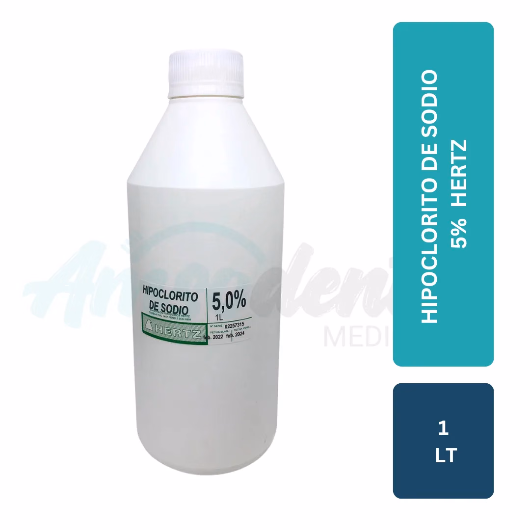 Hipoclorito de Sodio 5% Hertz (1 Lt)