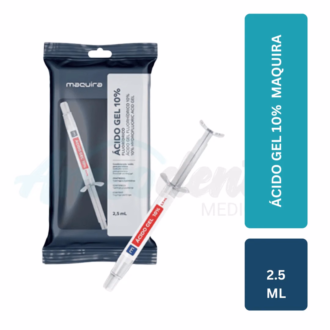 Ácido Gel Fluorhídrico 10% Maquira (2,5 mL)