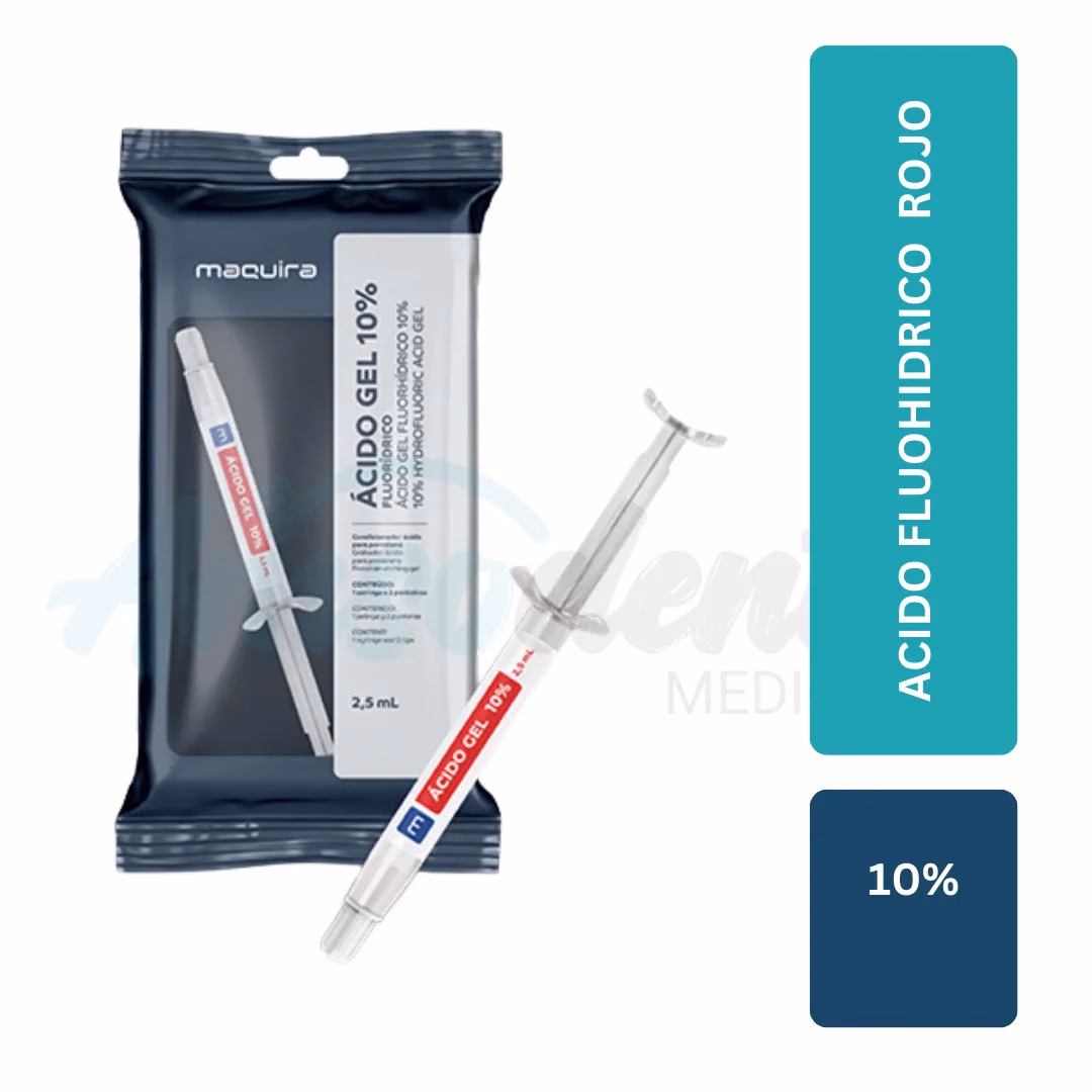 Ácido Fluorhídrico 10% Maquira Rojo