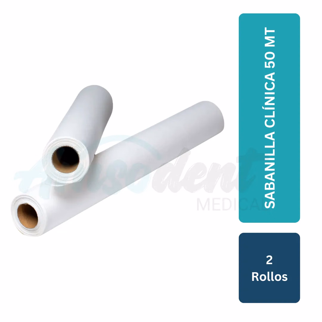 Sabanilla Clínica 50 mt x 2 Rollos
