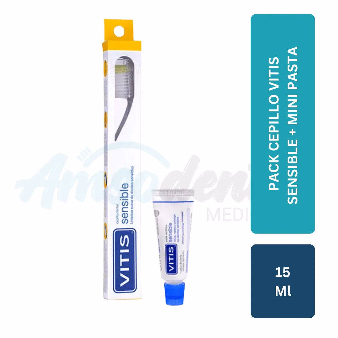 Pack Cepillo Vitis Sensible + Mini Pasta 15mL