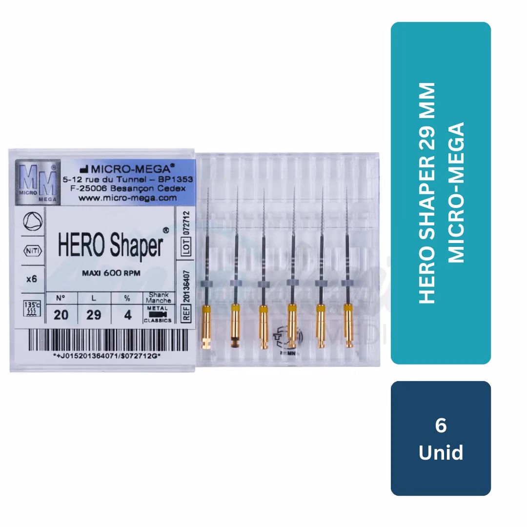 Lima Rotatoria Hero Shaper Micro-Mega (29mm, 6 unid)