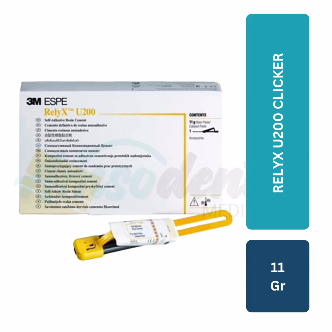 Cemento Autoadhesivo RelyX U200 Solventum (Clicker 11 g)