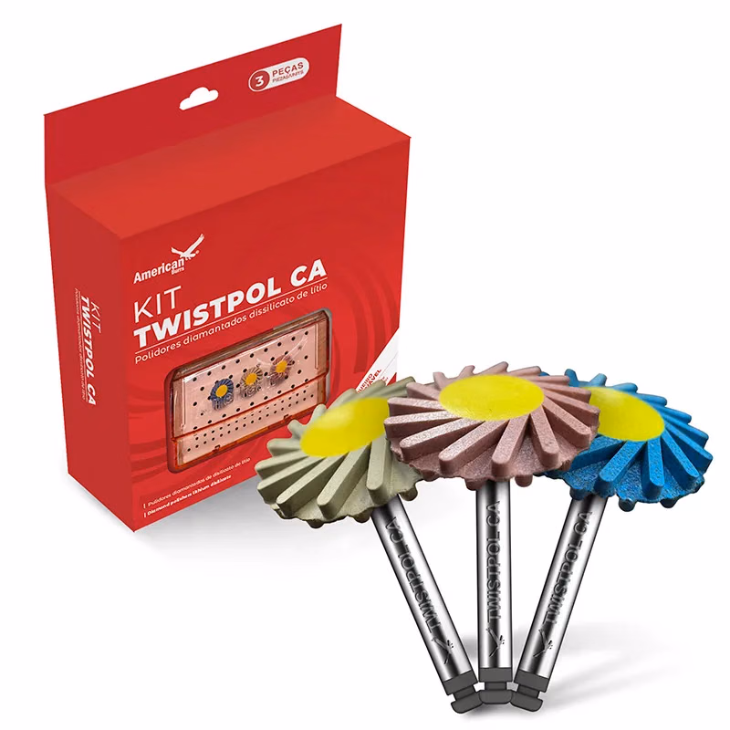 Kit Twistpol CA Pulido Cerámica y Disilicato de Litio