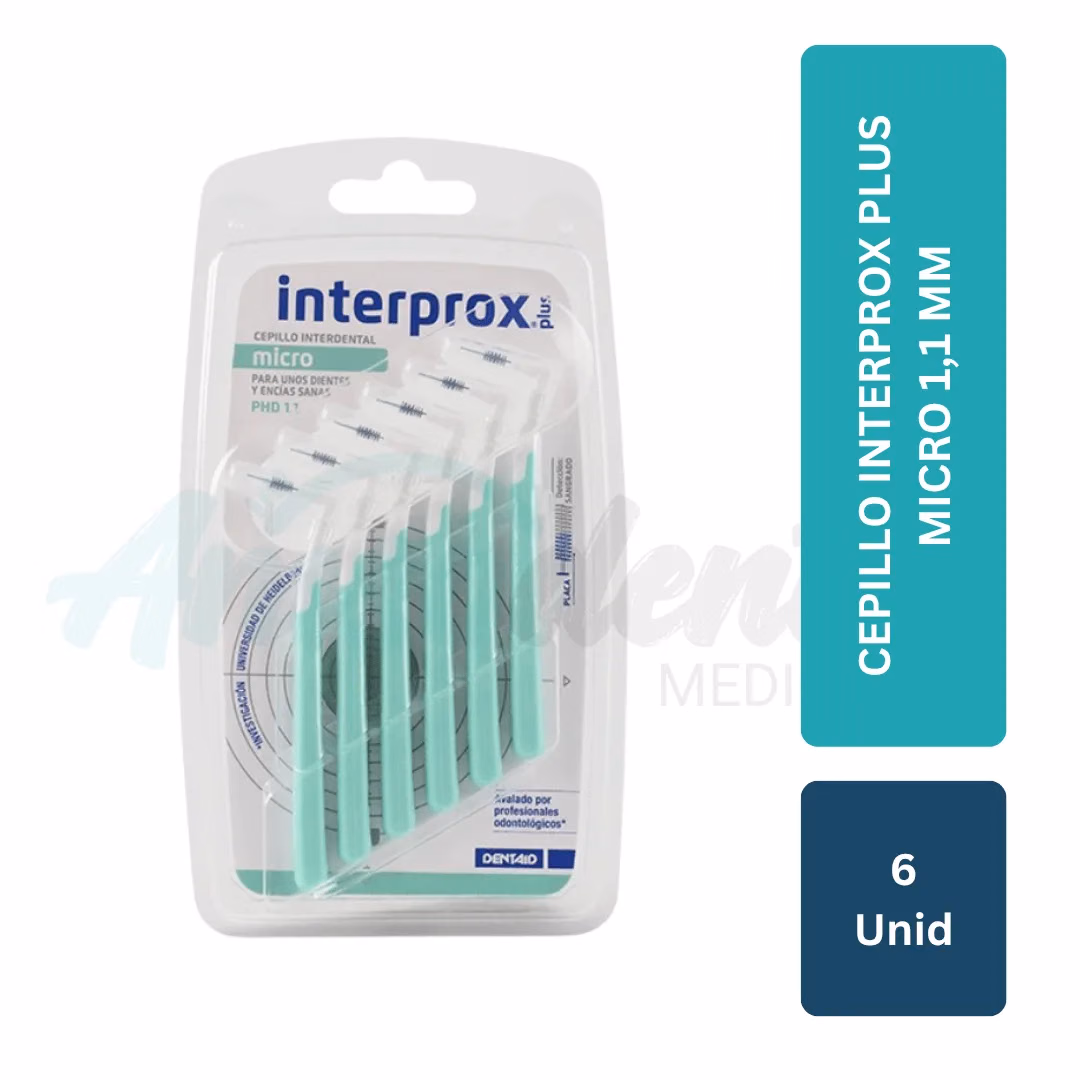 Cepillo Interprox Plus Micro 1,1 mm – 6 unidades