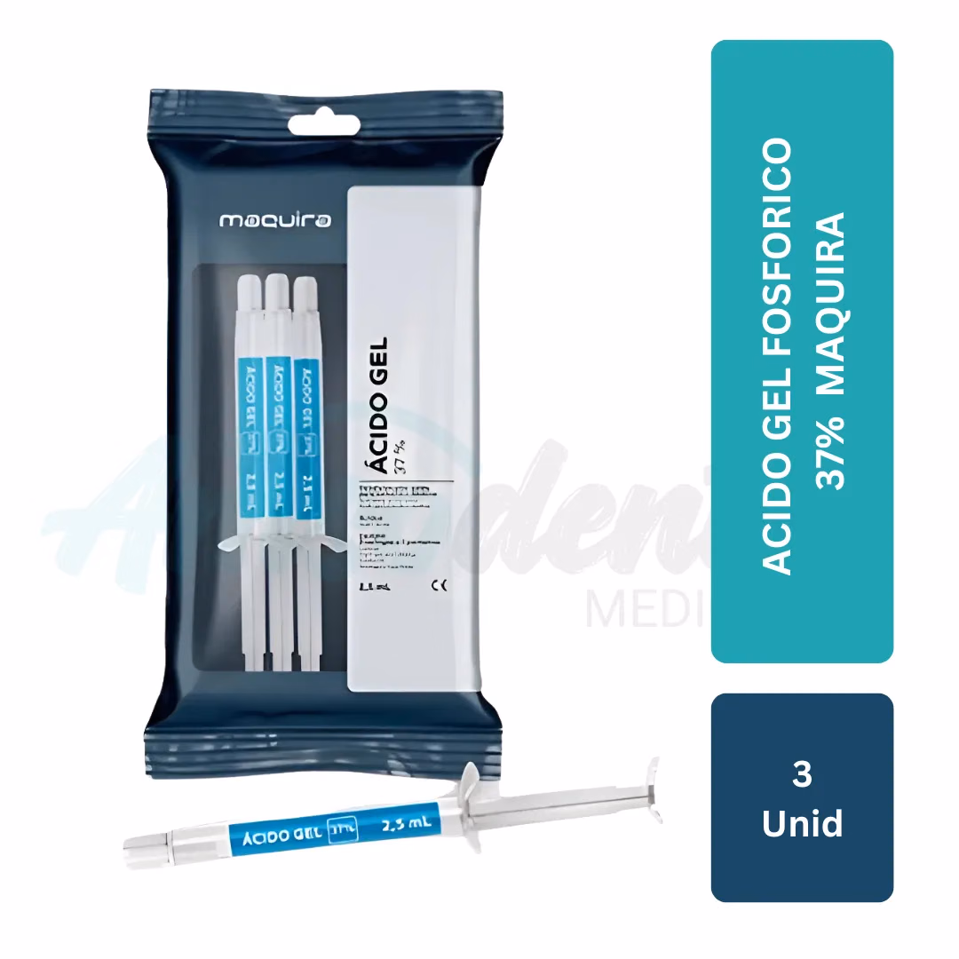 Ácido Gel Fosfórico 37% Maquira (3 unid)