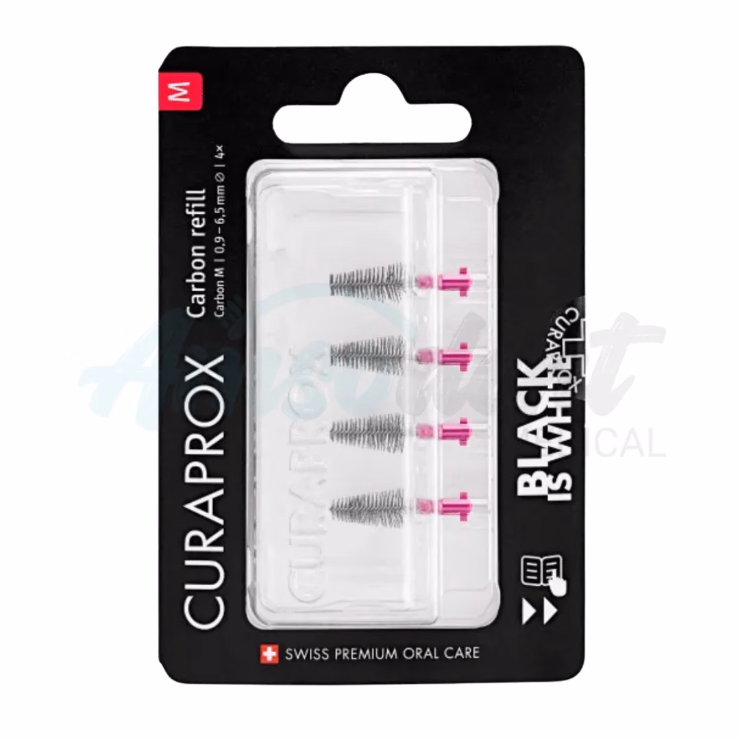 Recambio Curaprox Black is White Talla M (0,9-6,5 mm)