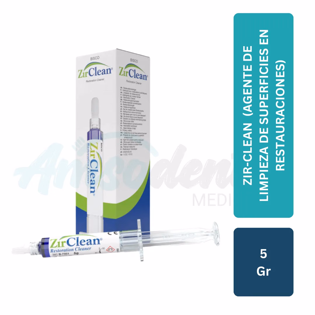 Limpiador de Superficies para Restauraciones Zir-Clean Bisco (Jeringa 5 g)