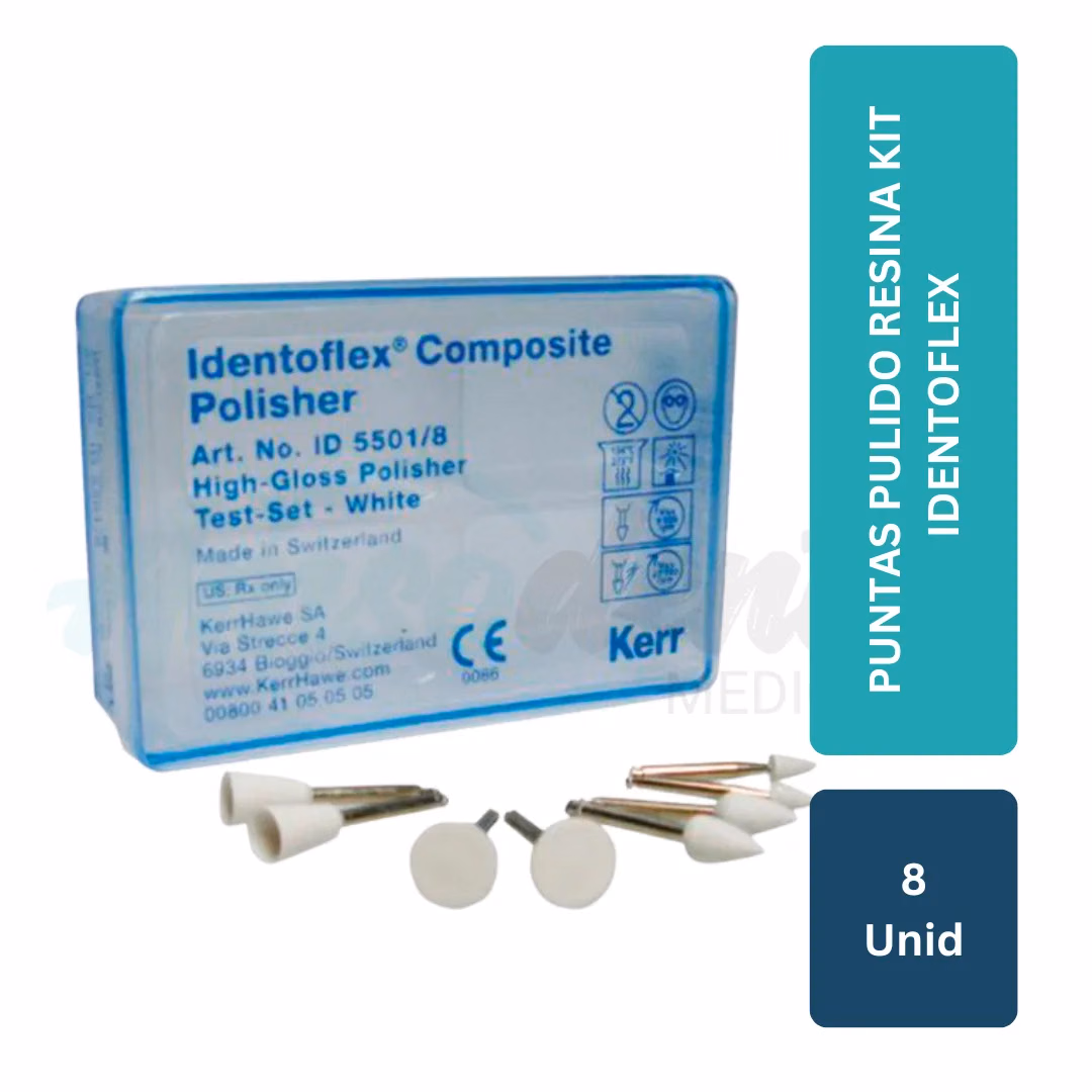 Kit Puntas de Pulido para Resina Identoflex Kerr (8 unid)