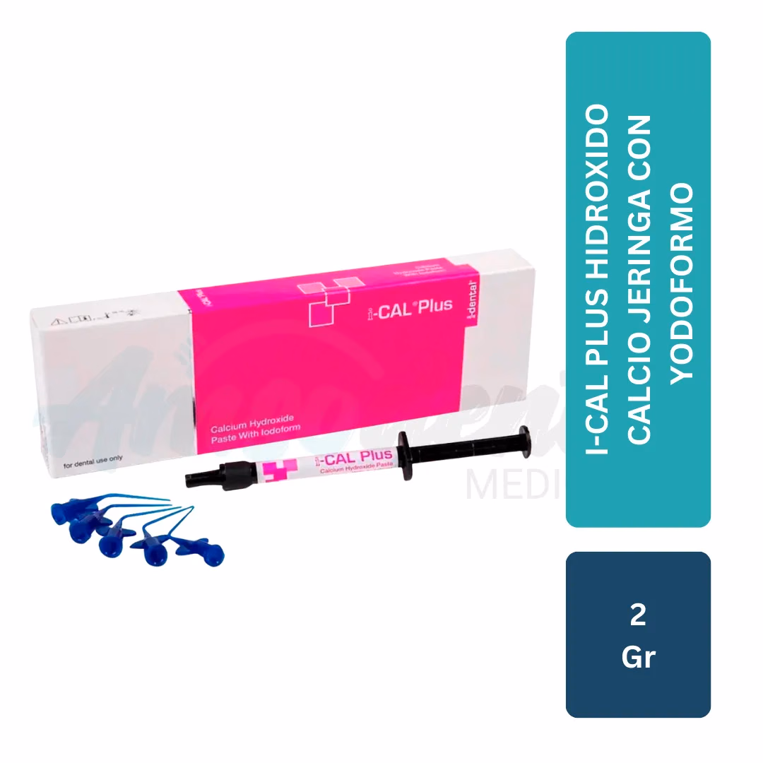 Hidróxido de Calcio con Yodoformo I-Cal Plus I-Dental (2 g)