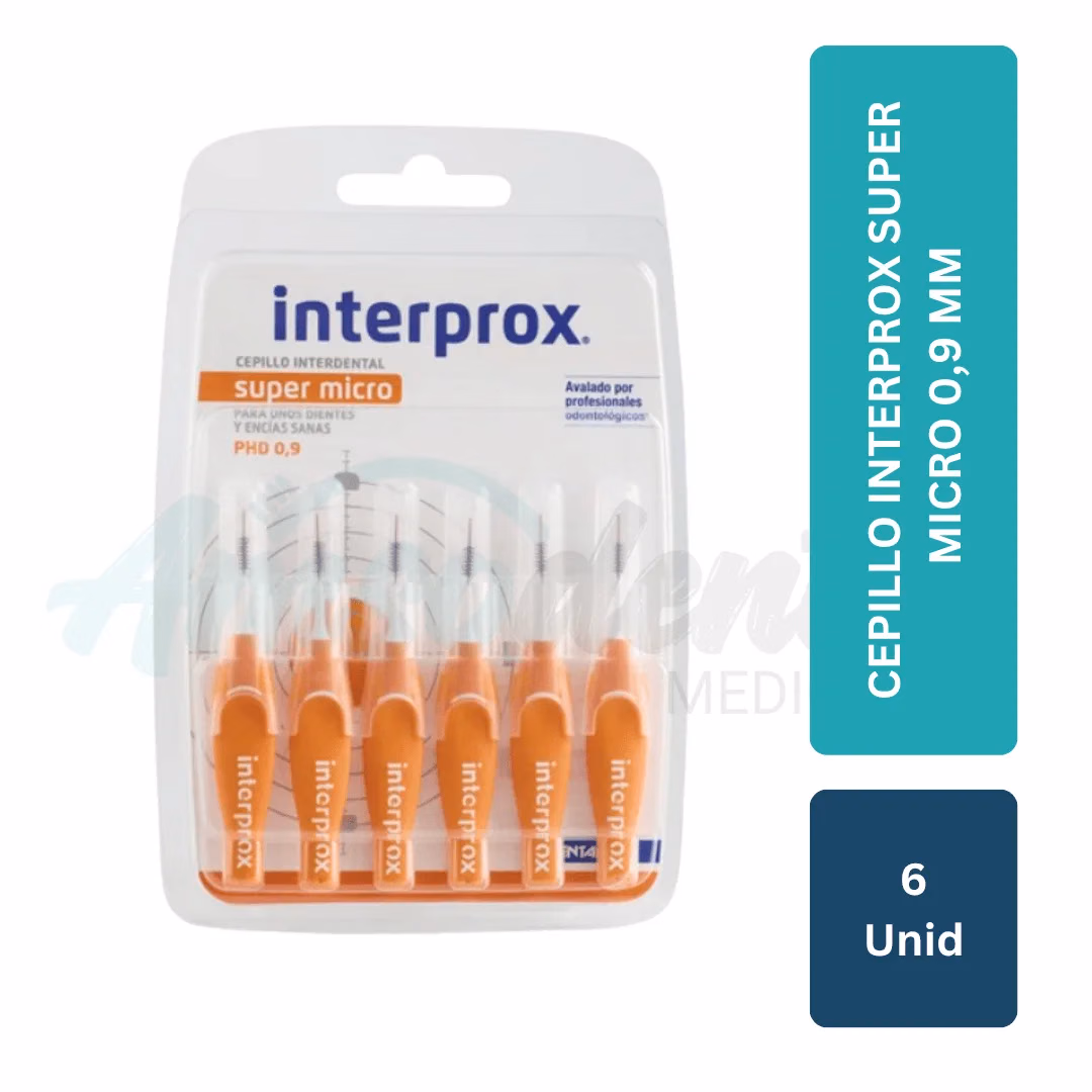 Cepillo Interprox Super Micro 0,9 mm – 6 unidades