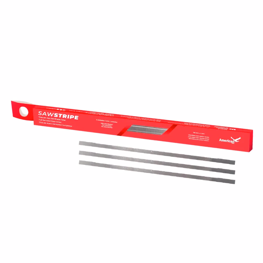 Tira de Lija Serrada de Acero Inoxidable Sawstripe 4mm