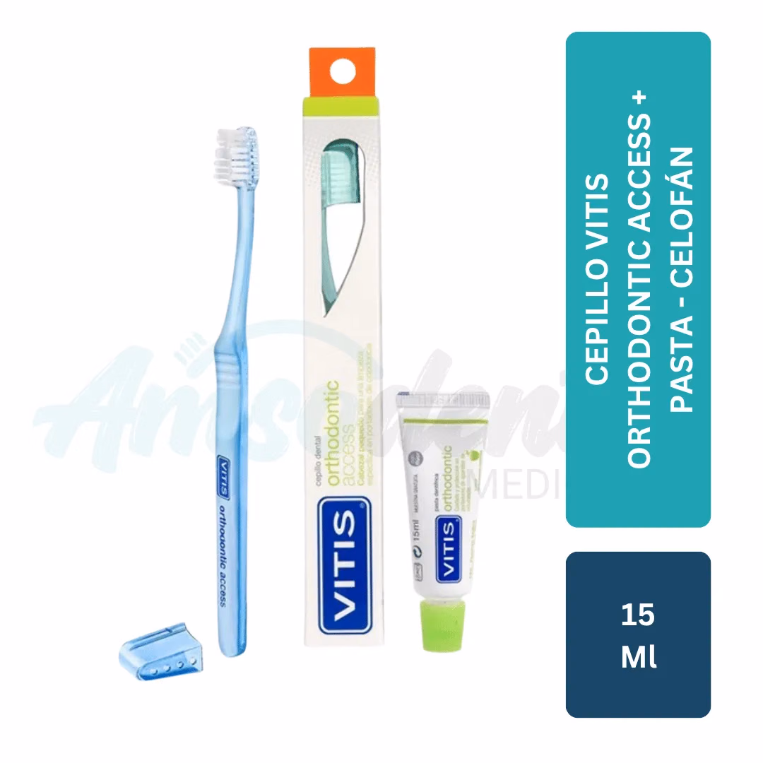 Pack Cepillo Vitis Orthodontic Access + Pasta