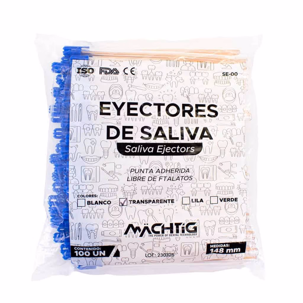 Eyectores de Saliva Color´s Basic Machtig (100 Unid)