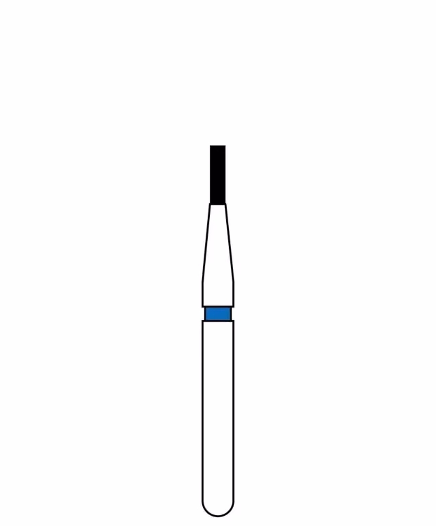 Fresa Diamantada Invicta® Cilíndrica Punta Plana FG