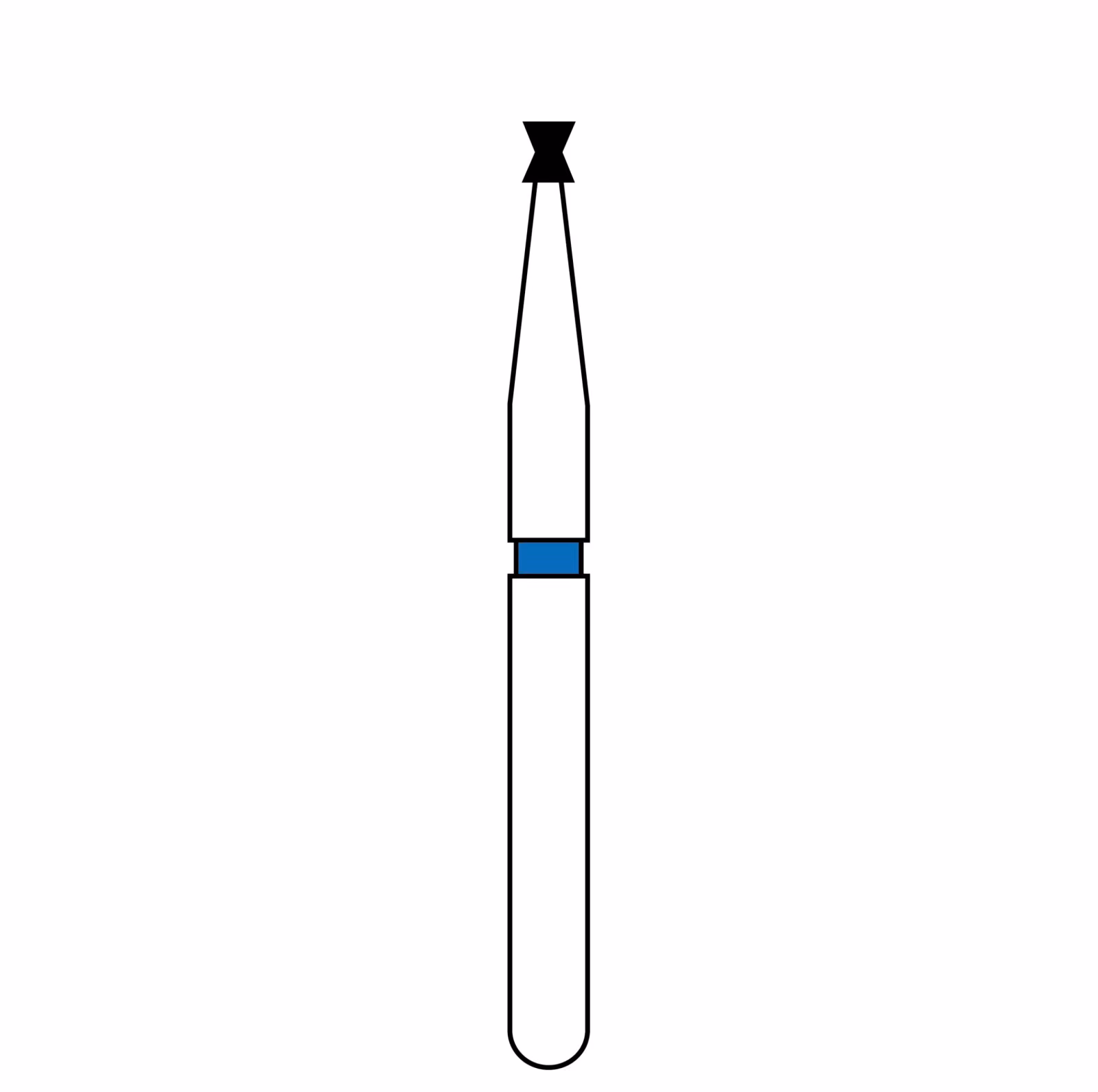 Fresa Diamantada Invicta® Doble Cono Invertido FG