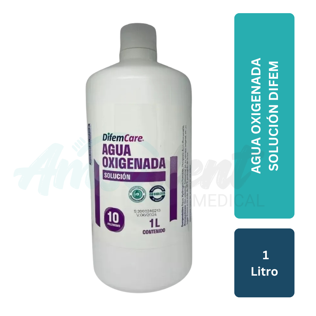 AGUA OXIGENADA brSOLUCIÓN 1 LT Difem