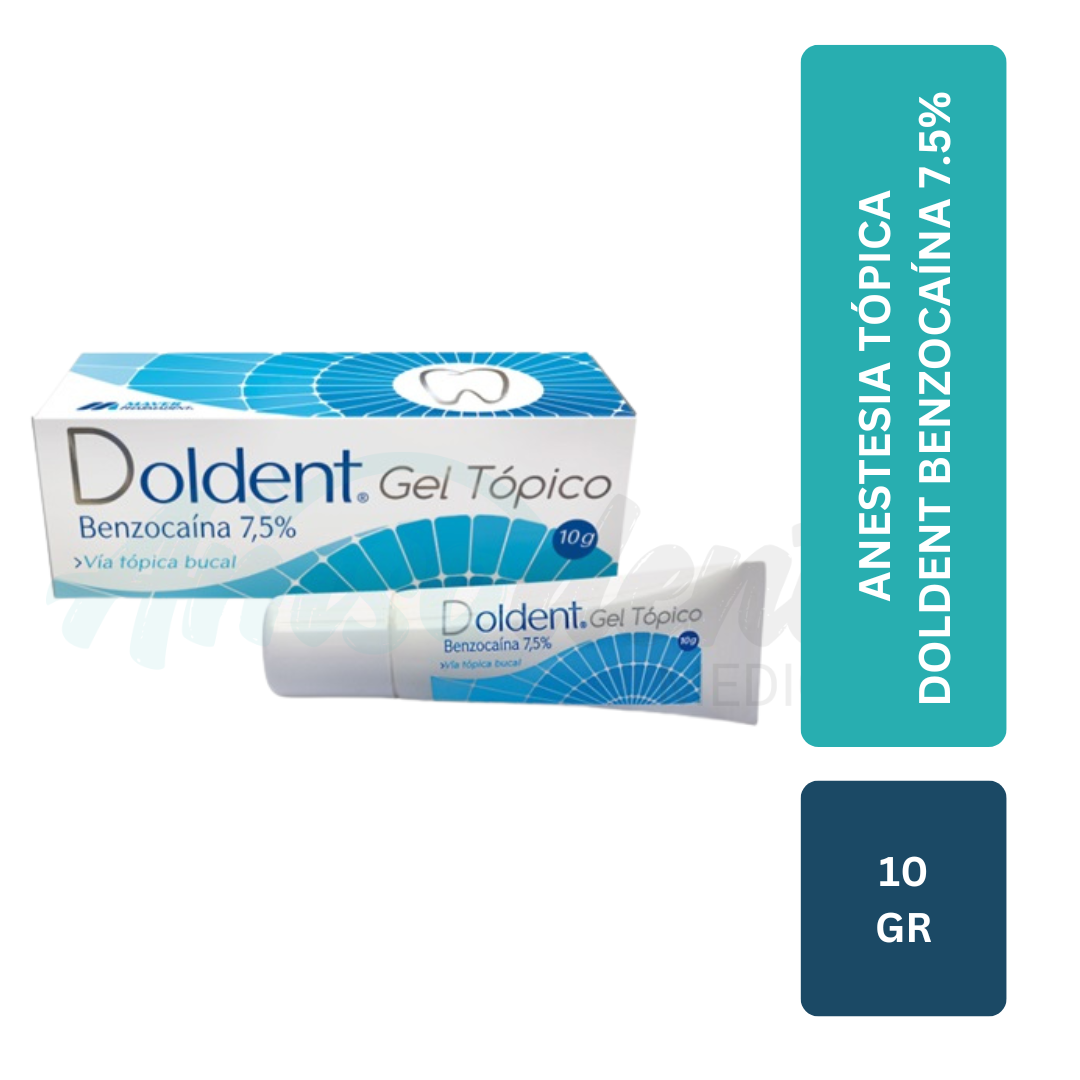 Anestesia Tópica brDoldent Benzocaína br7.5% 10 gr