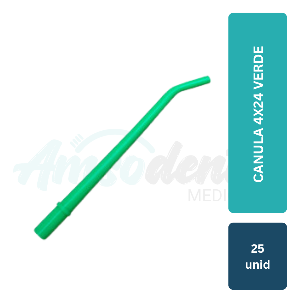 CANULA 4x24 VERDE br(25 UNIDADES)