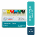 Conos de papel 0.2 200 unid Gapadent