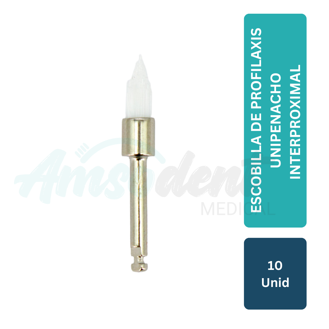 Escobilla de Profilaxis brUnipenacho Interproximal br1O Unid