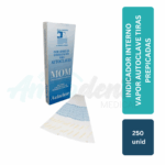 Indicador Interno Vapor brAutoclave Tiras 250 und brprepicadasDE ALGODÓN LISAS SKYDENT