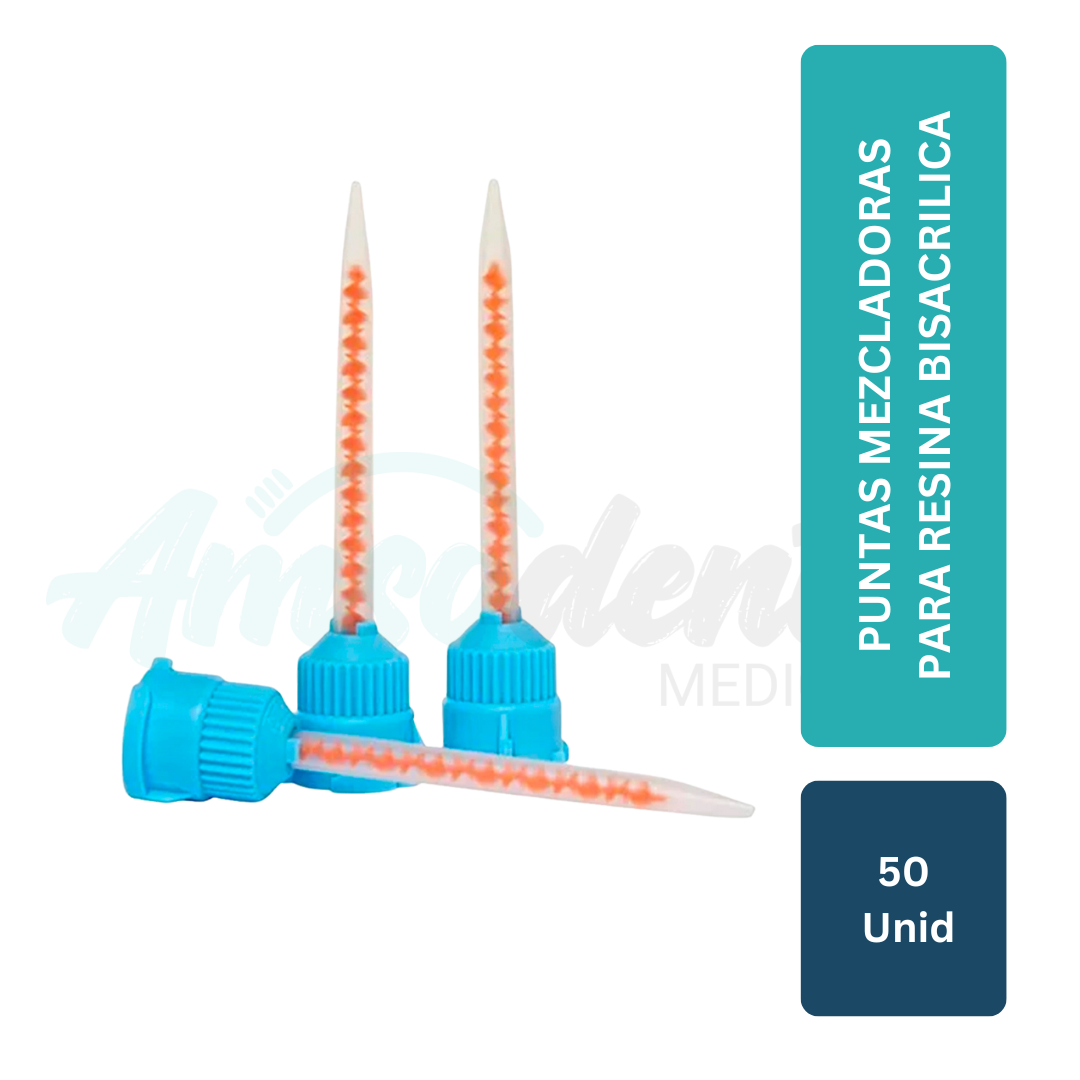 PUNTAS MEZCLADORAS PARA RESINA BISACRILICA