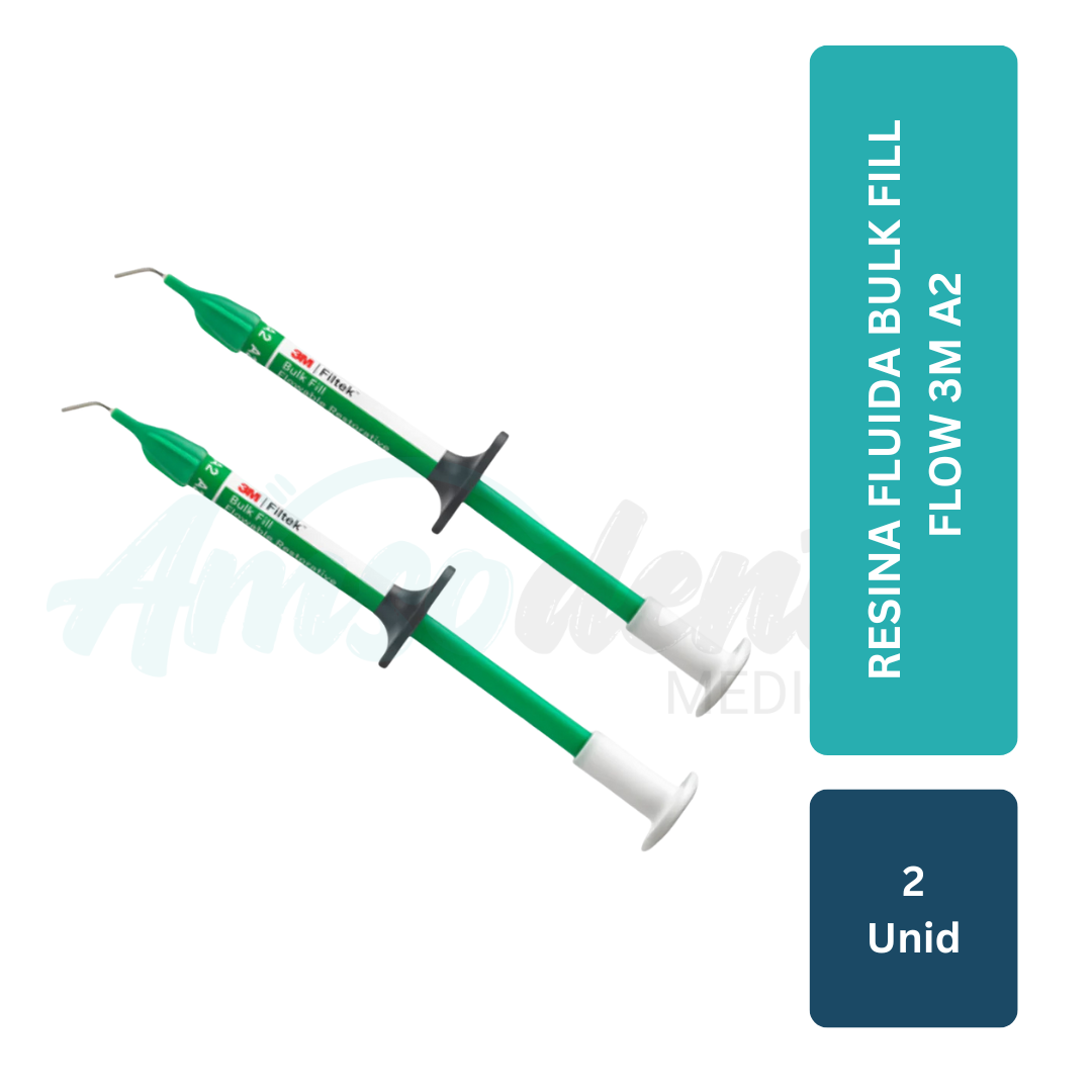 RESINA FLUIDA brBULK FILL FLOW br3M A2 2 jERINGAS