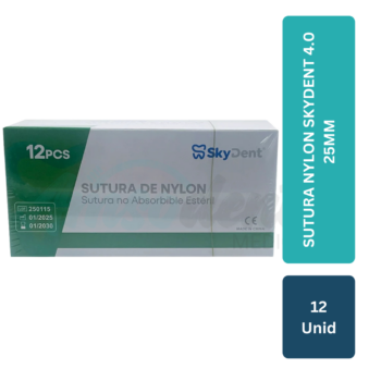 Sutura Nylon SkyDent 4.0 25mm
