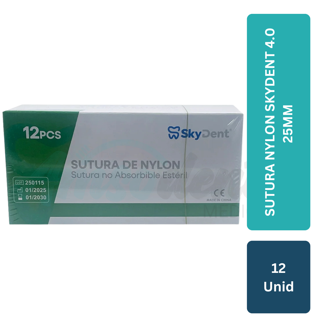Sutura Nylon SkyDent 4.0 25mm