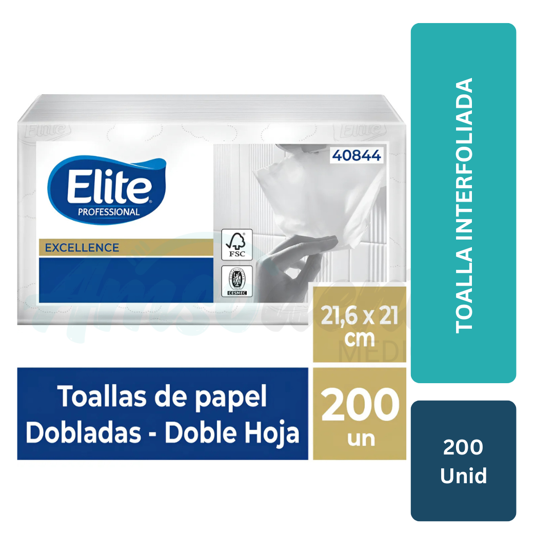 TOALLA INTERFOLIADA br200 UNIDADES