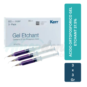 Acido Ortofosforico Gel Etchant 37.5% 3x3gr