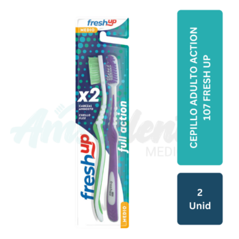 CEPILLO ADULTO ACTION 107 2 CEPILLOS