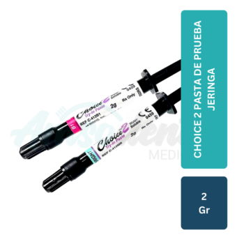 CHOICE 2 PASTA DE PRUEBA JERINGA