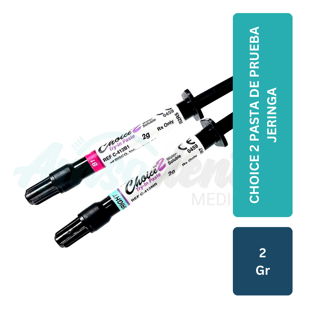 CHOICE 2 PASTA DE PRUEBA JERINGA