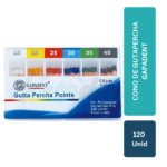 Cono de Gutapercha – 120 unid Gapadent